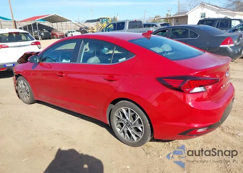 2020 Hyundai Elantra Limited from USA, damaged, VIN KMHD84LF3LU062857